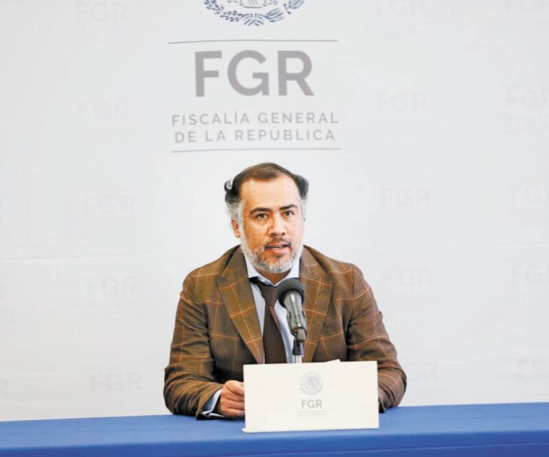 En la foto: Omar Gómez Trejo, Fiscal especial para el caso Iguala. ESPECIAL