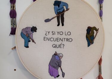 “¿Y si yo lo encuentro qué?”: La historia detrás del bordado sobre madres buscadoras que se volvió viral