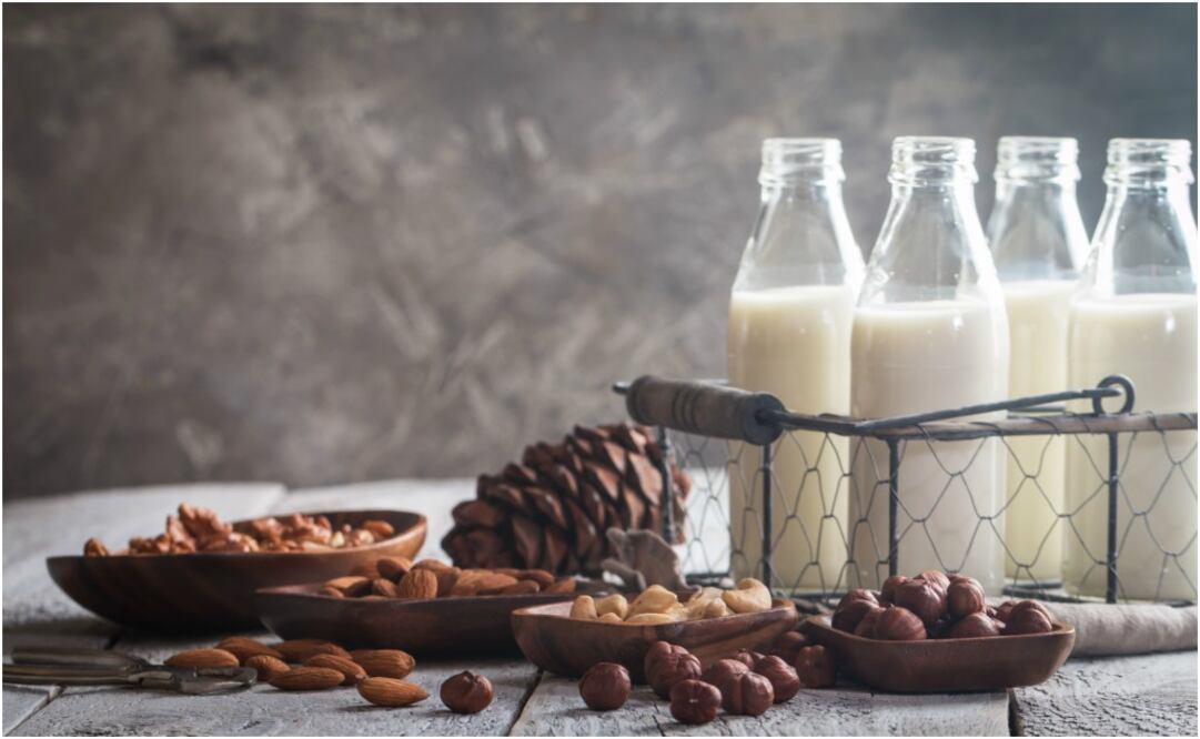 Foto: istock/ Nutrientes de la leche vegetal