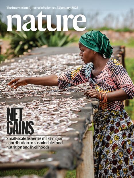 Portada de Nature, enero de 2025