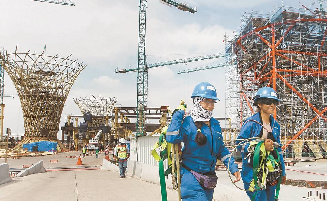 La decisión de cancelar las obras del nuevo aeropuerto que se edificaba en Texcoco se anunció desde finales de 2018. Foto: Archivo/EL UNIVERSAL.