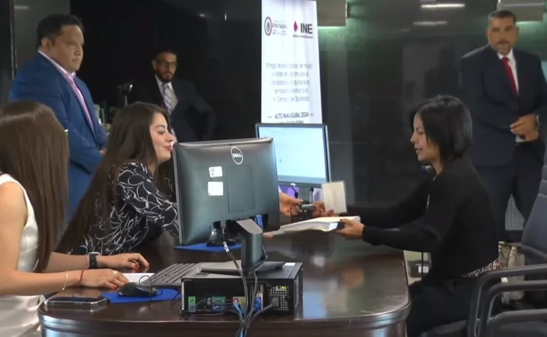 Inicia proceso de renovación de San Lázaro con entrega de primeros expedientes de diputados electos . Foto: Captura d epantalla