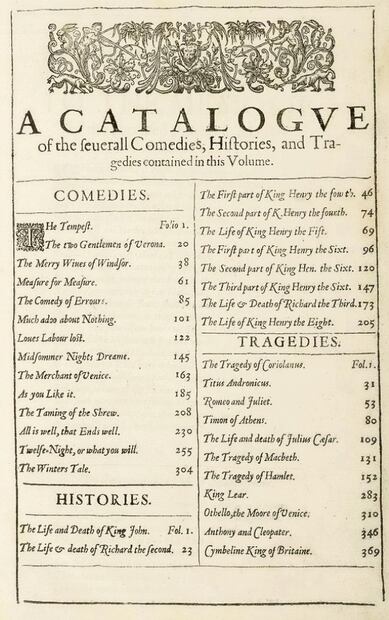 First Folio:  Shakespeare resignificado. Foto: Archivo EL UNIVERSAL.