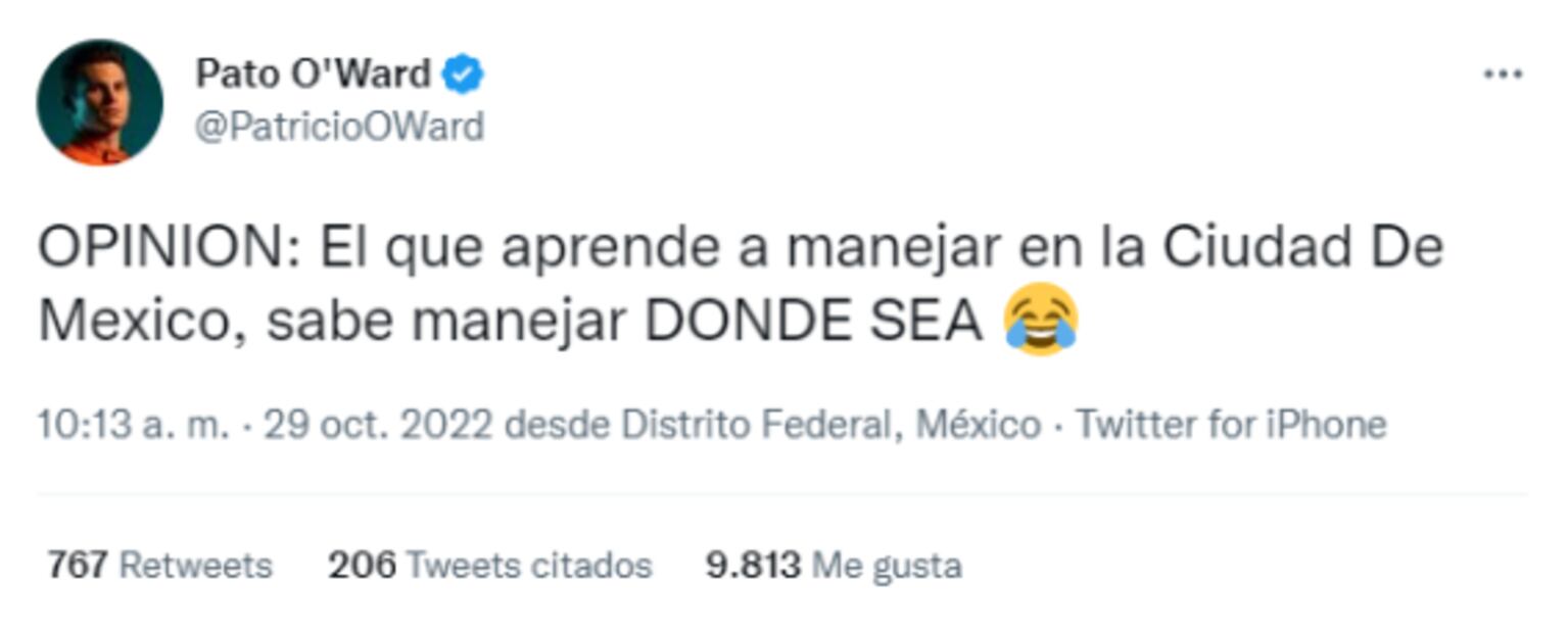 Pato O'Ward y su divertida advertencia para los pilotos de la Fórmula 1 previo al GP de México