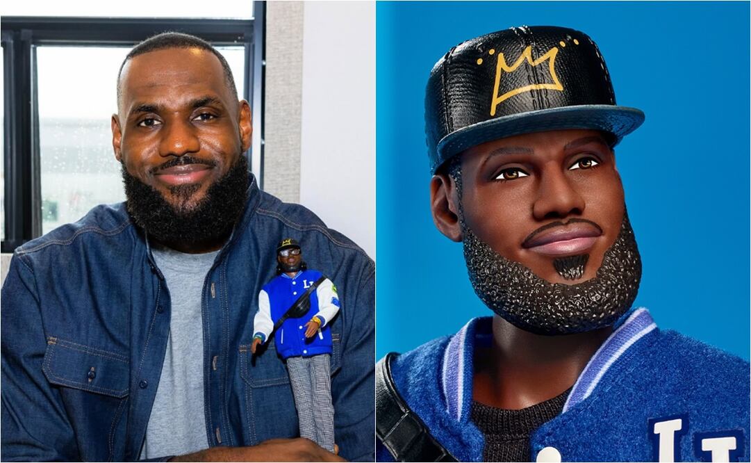 FOTO: ESPECIAL - LeBron James, estrella de la NBA se suma al mundo de Barbie; será el modelo para Ken atleta