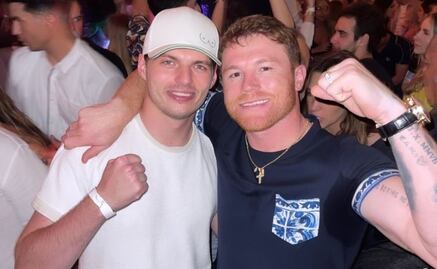 Canelo Álvarez y Max Verstappen disfrutan fiesta y tequila juntos