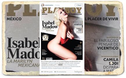 Isabel Madow returns to Playboy in homage to Marilyn Monroe