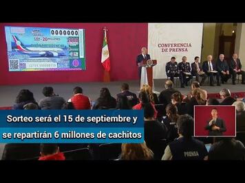 Avión presidencial sí se rifará: AMLO