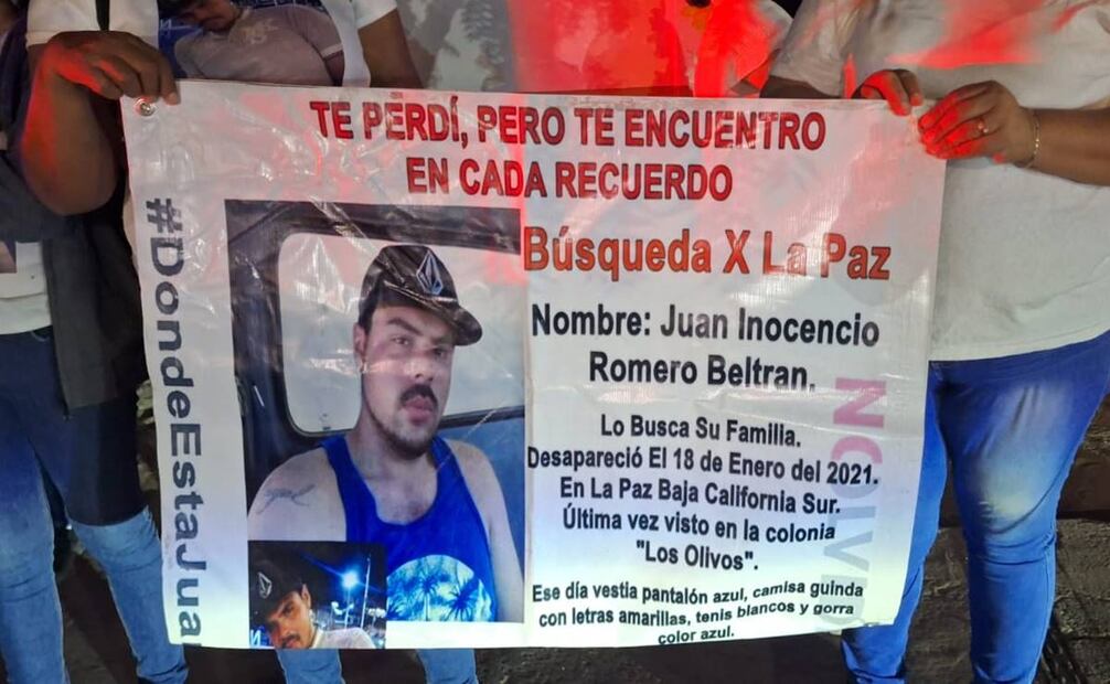 Madres buscadoras de BCS hacen peregrinación este 9 de diciembre del 2024, al santuario guadalupano en la entidad. Foto: Especial