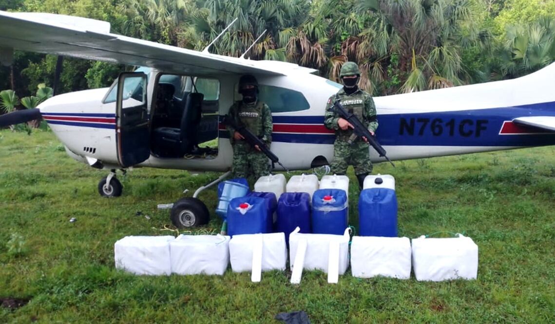 Personal militar detectó una aeronave no identificada procedente de Sudamérica, por lo que se alertó a las Fuerzas de Reacción ubicadas en la frontera sur del país. Foto: especial