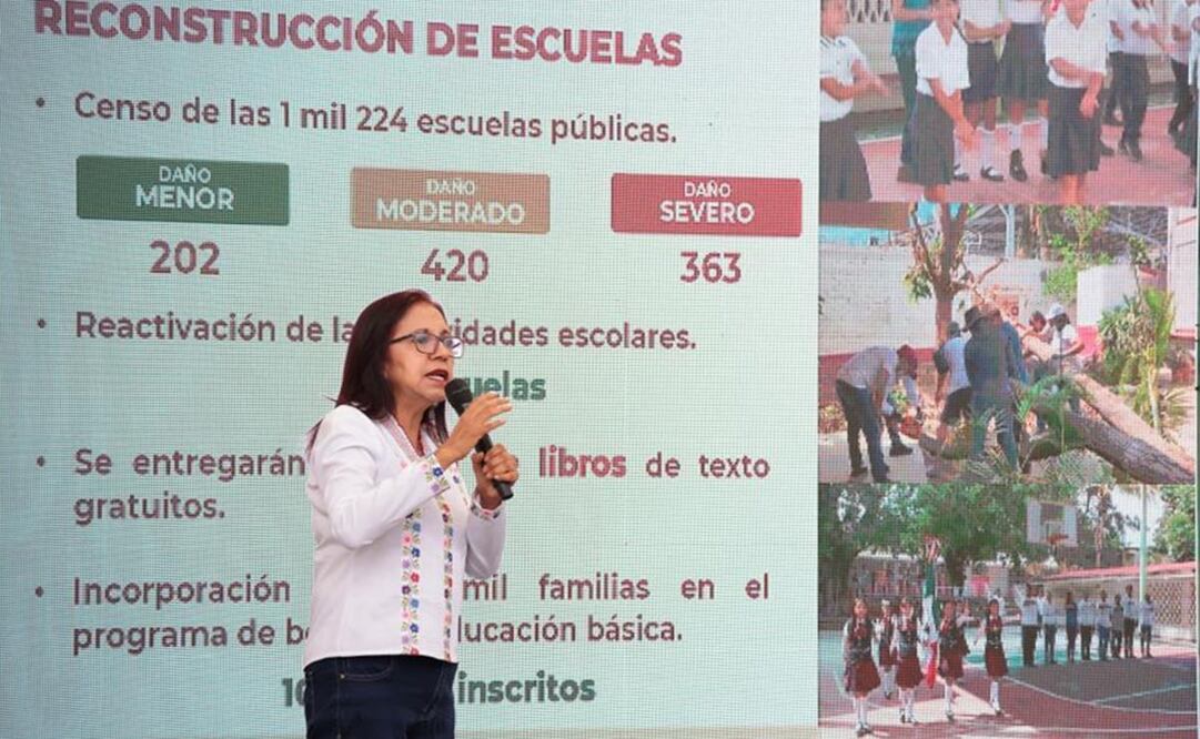 La secretaria destacó que el pasado 21 de noviembre comenzó la reactivación de las actividades escolares. Foto: Presidencia