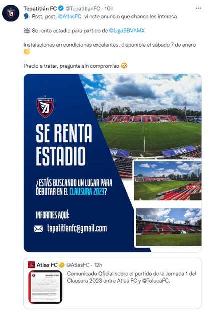 Equipo tapatío se burla de Atlas por las condiciones de la cancha del estadio Jalisco