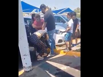 VIDEO. "¿La defiendes perro?": Captan supuesta infidelidad en Tamaulipas; esposa jalonea a la amante