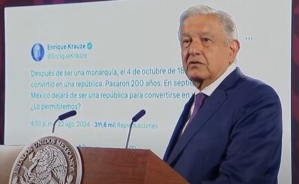 “Vamos a coronar a Claudia Carlota de México’”: AMLO arremete contra Krauze y Aguilar Camín