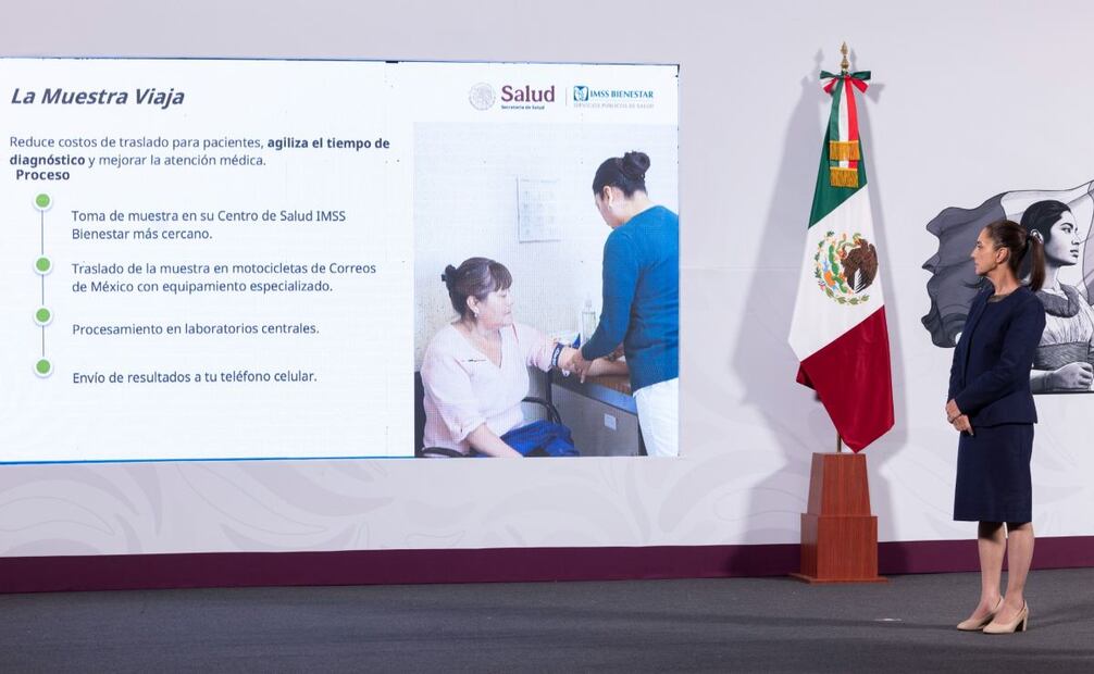 Alejandro Svarch Pérez, director general del IMSS Bienestar, presentó la estrategia "La Muestra Viaja". Foto: Especial