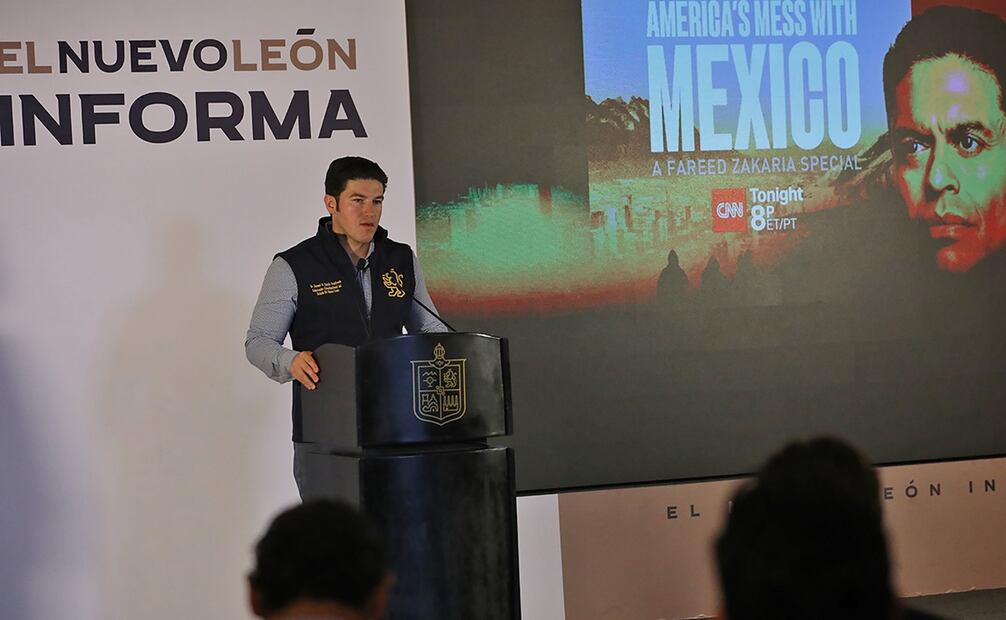 Samuel García, gobernador de Nuevo León. Foto: Especial