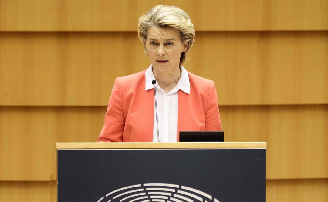 La presidenta de la Comisión Europea, Ursula von der Leyen. Foto: AFP