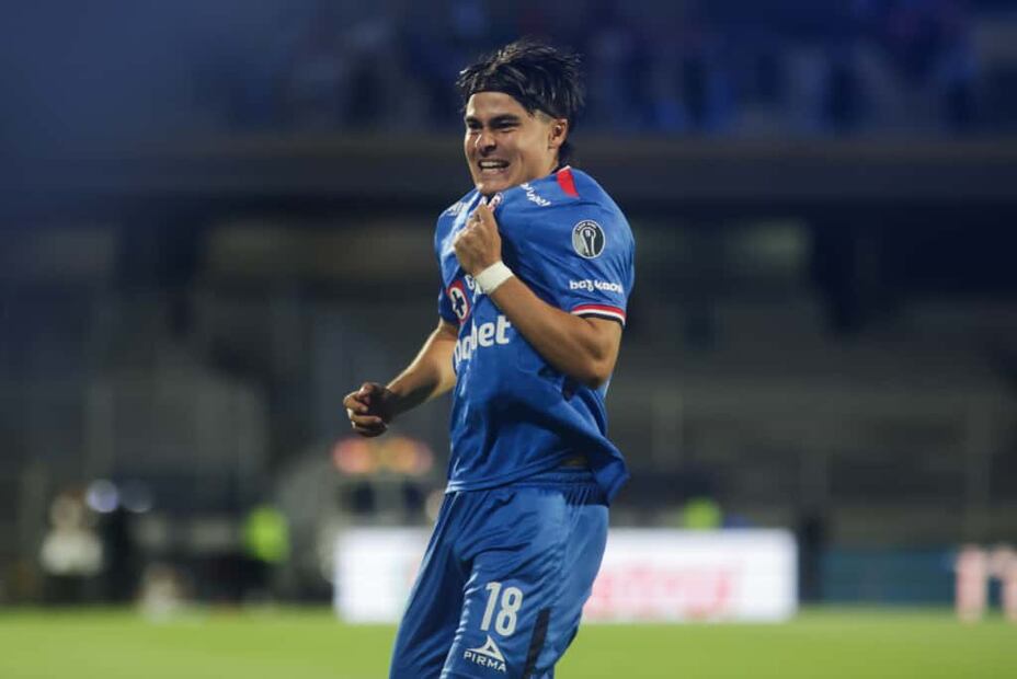 Cruz Azul en festejo de gol, durante la novena fecha del Apertura 2025 ante Juárez - Foto: Carlos Mejía/EL UNIVERSAL