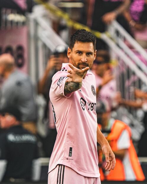 Festejo de Lionel Messi. Fuente: Instagram @intermiamicf