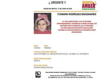 Alerta Amber. Buscan a Itzamara Rodríguez Manzanares en Xochimilco