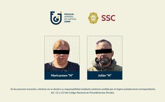 Vinculan a proceso por narcomenudeo a "El Chayanne” y “La Patrona”, presuntos integrantes de “Los Madame”