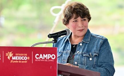 Delfina Gómez entrega olla de captación en Texcoco; almacenará 50 millones de litros
