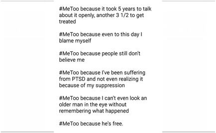 #MeToo y #YoTambién, dicen mujeres ante el acoso sexual