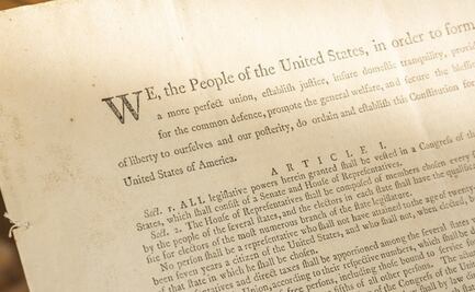 Subastarán primera edición de la Constitución de Estados Unidos en 20 millones de dólares