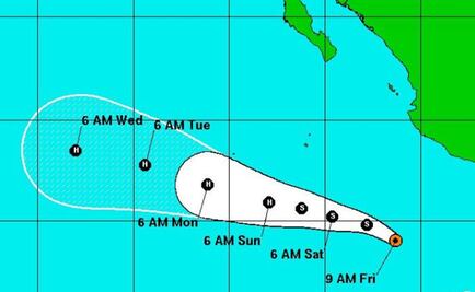 Se forma depresión tropical frente a Colima y Michoacán