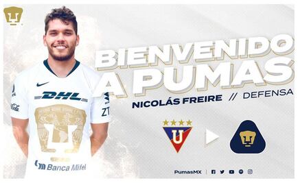 Pumas refuerza su defensa al fichar a Nicolás Freire