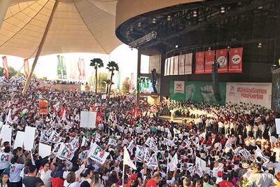 Toman protesta a candidato tricolor a gubernatura