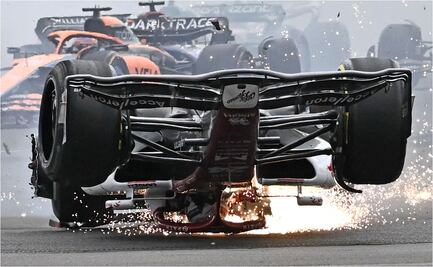 El impactante accidente de f1 en fotos