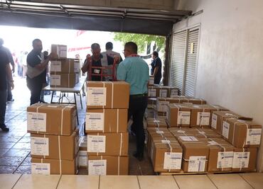 Llegan a Sonora más de 14 millones de boletas para elección del Poder Judicial; serán resguardadas por la Guardia Nacional y la Semar