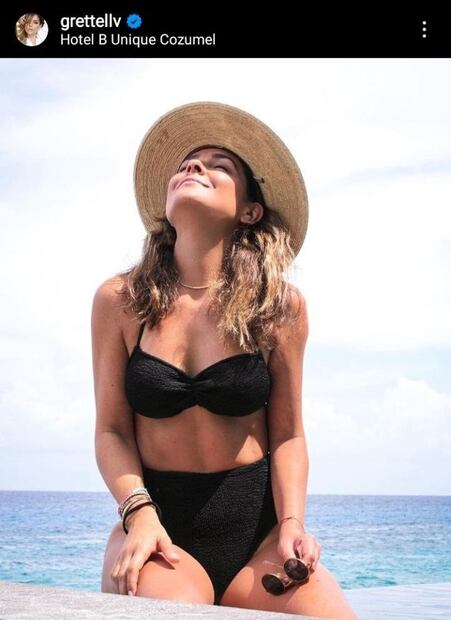 Grettell Valdez luce bikini con el estampado que no pasa de moda 