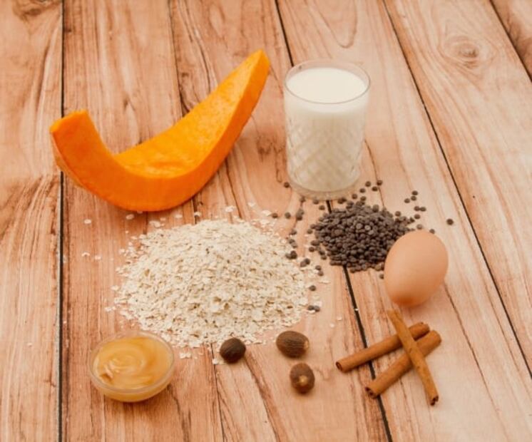Desayuno de temporada: avena pumpkin spice