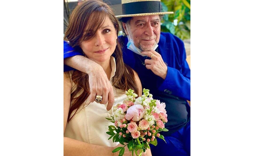 Joaquín Sabina y su esposa Jimena Coronado. Foto: Clasos 