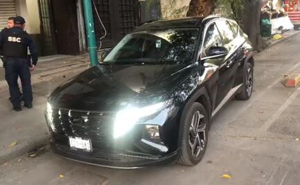 Hombre frustra asalto tras chocar su auto contra un árbol en la alcaldía Cuauhtémoc