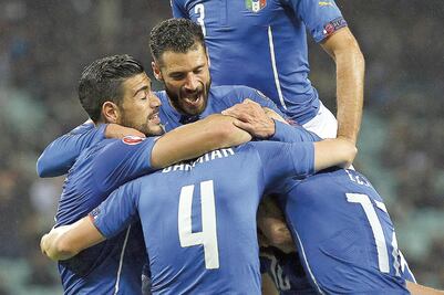 Italia, Gales y Bélgica, a la Eurocopa