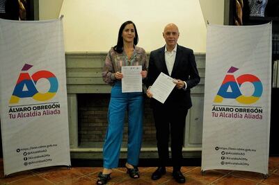 Firma Lía limón convenio con el ITAM para mejorar la calle Río Hondo