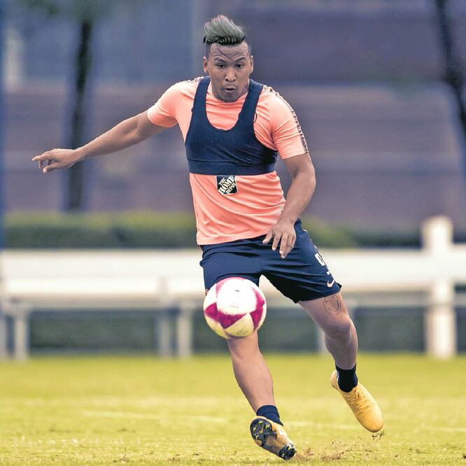 El ex del Villarreal espera recuperar pronto su olfato goleador. (CLUB AMÉRICA)