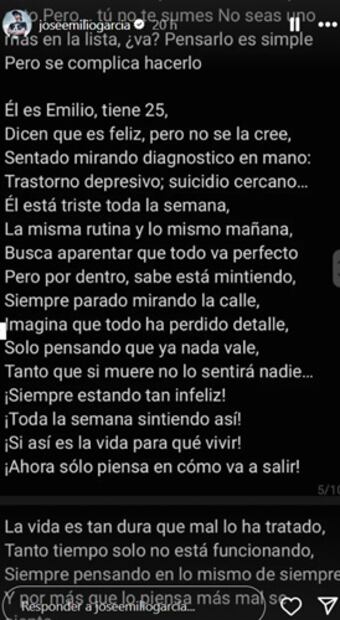 Este es uno de los mensajes que desató la preocupación en redes sociales. Foto: Captura de pantalla.