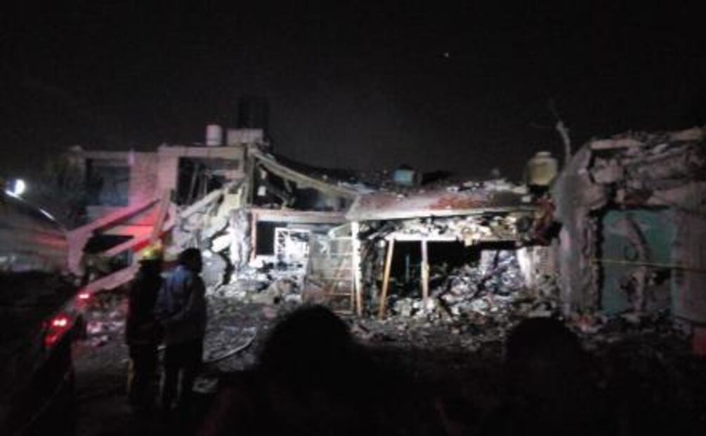 Explosión en Tultepec suma 7 muertos