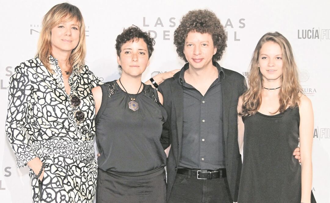 Emma Suárez, Joanna Larequi, Michel Franco, y Ana Valeria Becerril (CARLOS MEJÍA. EL UNIVERSAL)