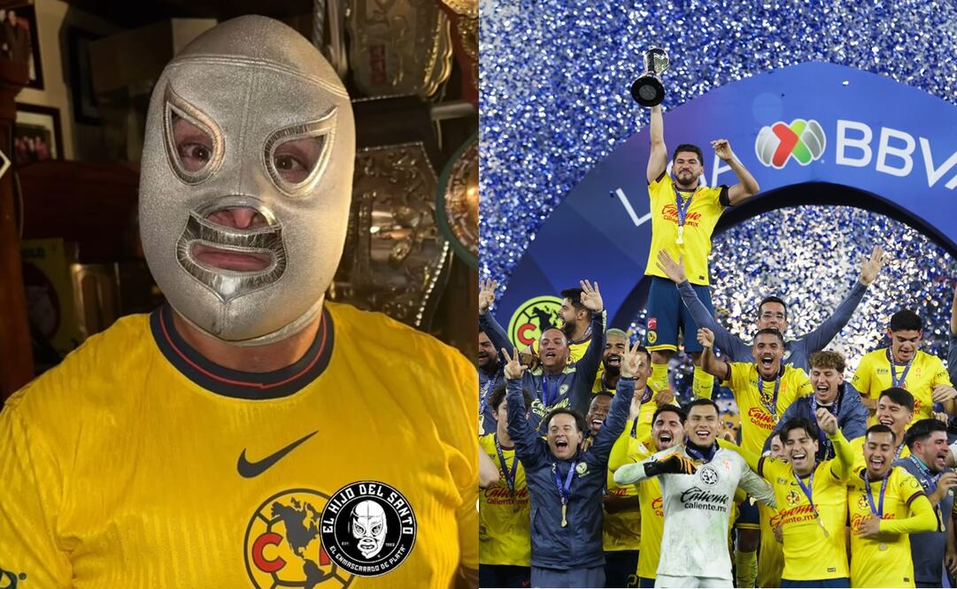 Hijo del Santo manda mensaje al América; festeja el tricampeonato de su equipo