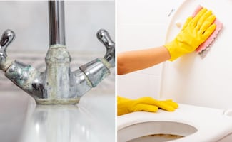 ¿Quieres quitar el sarro viejo del inodoro y regadera sin esfuerzo?; estos trucos caseros son la solución