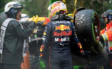 Checo Pérez corrió el GP de Canadá con una lesión causada por el choque de la clasificación
