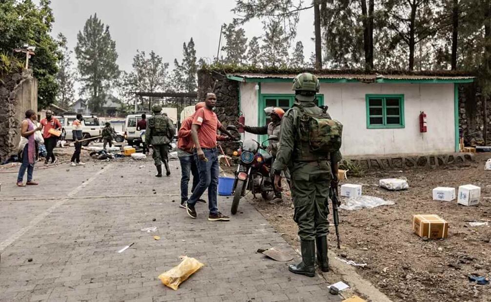 El M23 tomó Goma, capital de la provincia de Kivu del Norte, tras días de intensos combates con el Ejército de la RDC. Foto: EFE