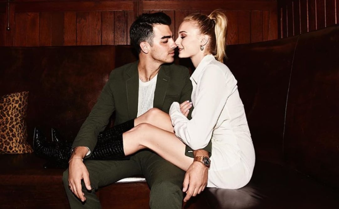 Joe Jonas y Sophie Turner. Foto: Instagram 
