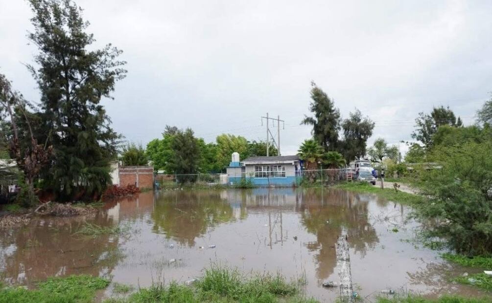 Lluvias en Guanajuato dejan inundaciones en 4 municipios (24/06/2025). Foto: Especial