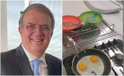 "Ya haciendo el desayuno”: Ebrard comparte que los domingos a él le toca prepararlo